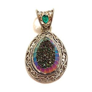 Sajen Druzy Pendant